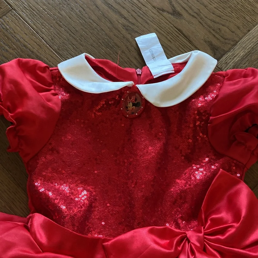 Disney Minnie Mouse Girl’s Red Minnie Mouse Costume